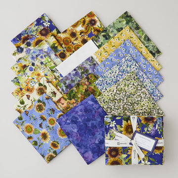 Sunflower Song Digitally Printed Fat Quarter Bundle