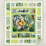Jungle Friends Fish & Chips Quilt Kit