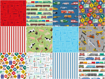 Let's Go! 10" Squares