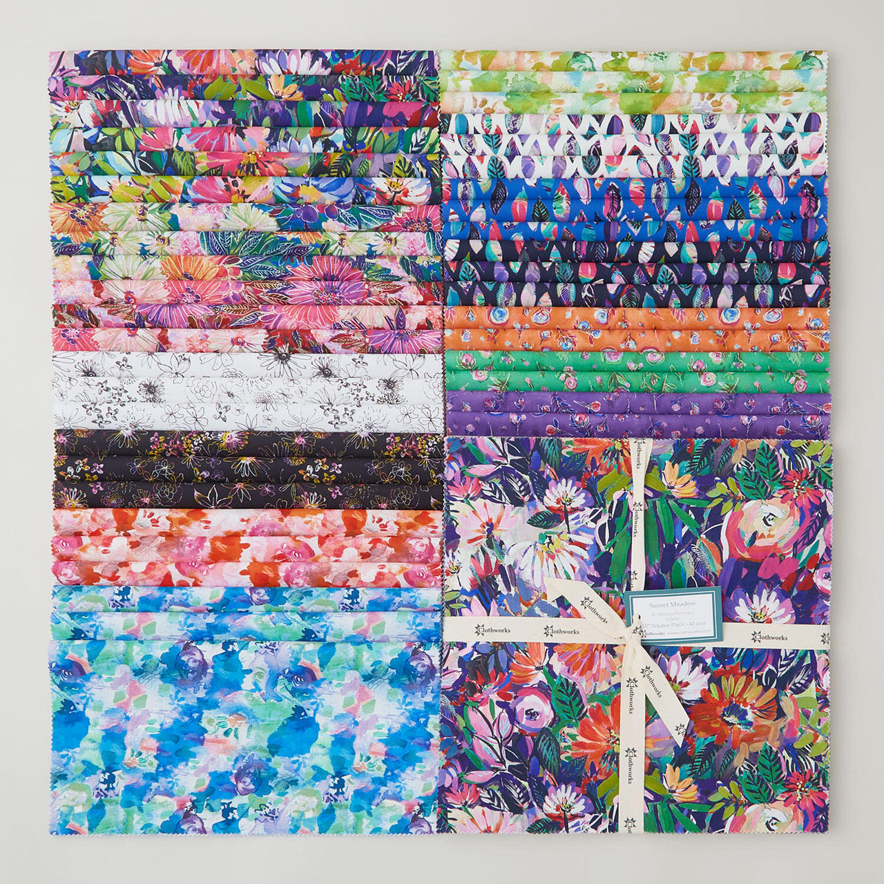 Sunset Meadow 10" Squares