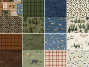 Lake & Lodge 10" Squares
