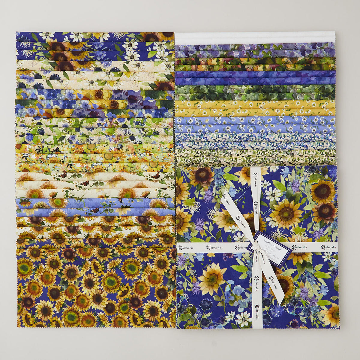 Sunflower Song Digitally Printed 10" Squares