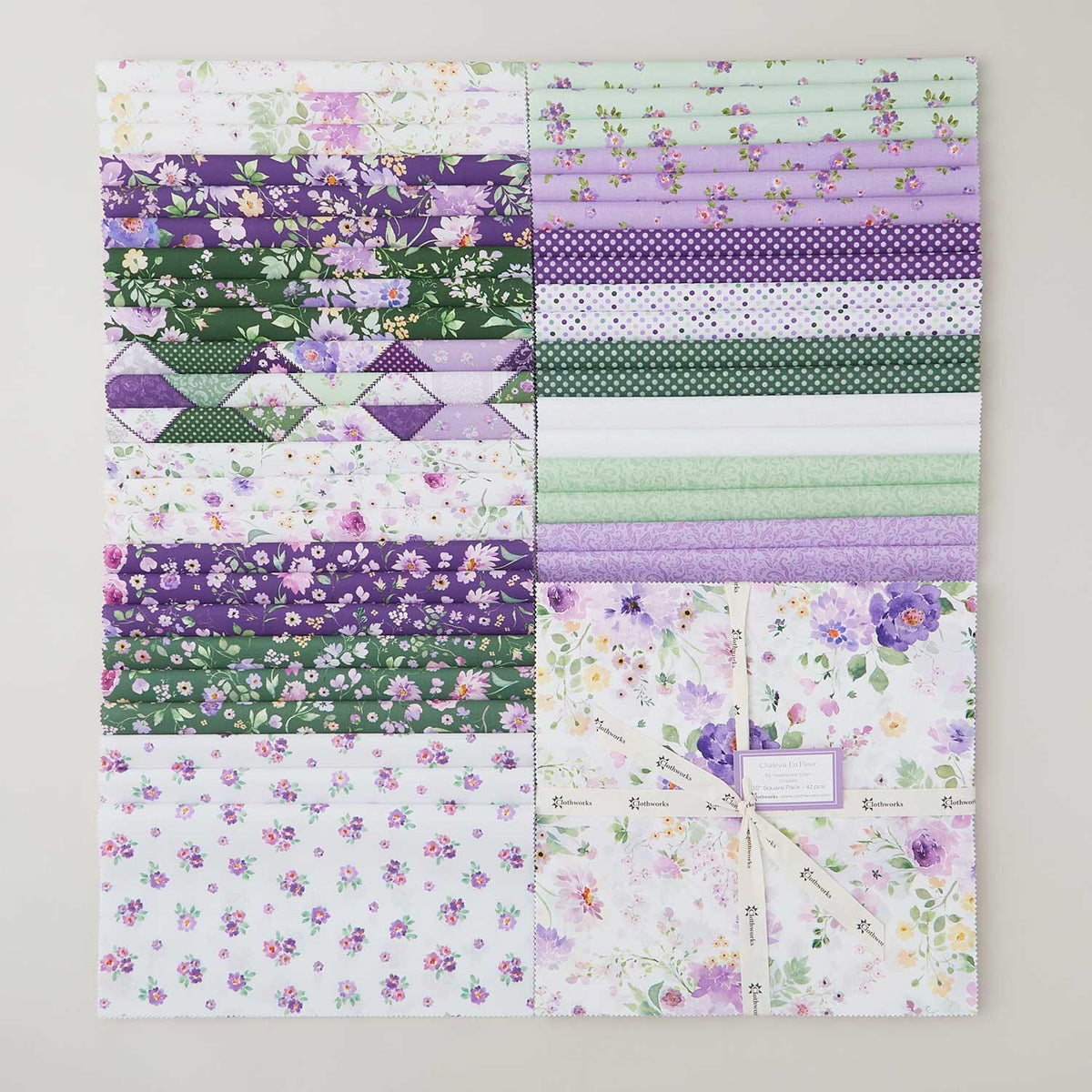 Chateau En Fleur 10" Squares