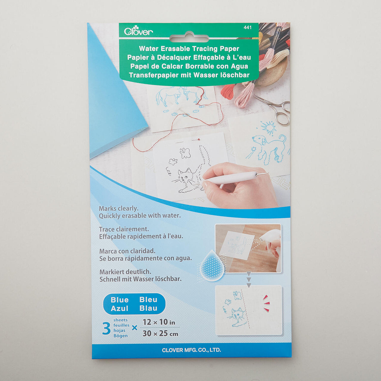 Clover Water Erasable Tracing Paper