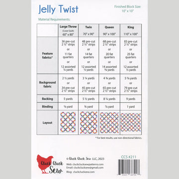 Jelly Twist Quilt Pattern
