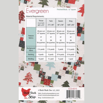 Evergreen Quilt Pattern