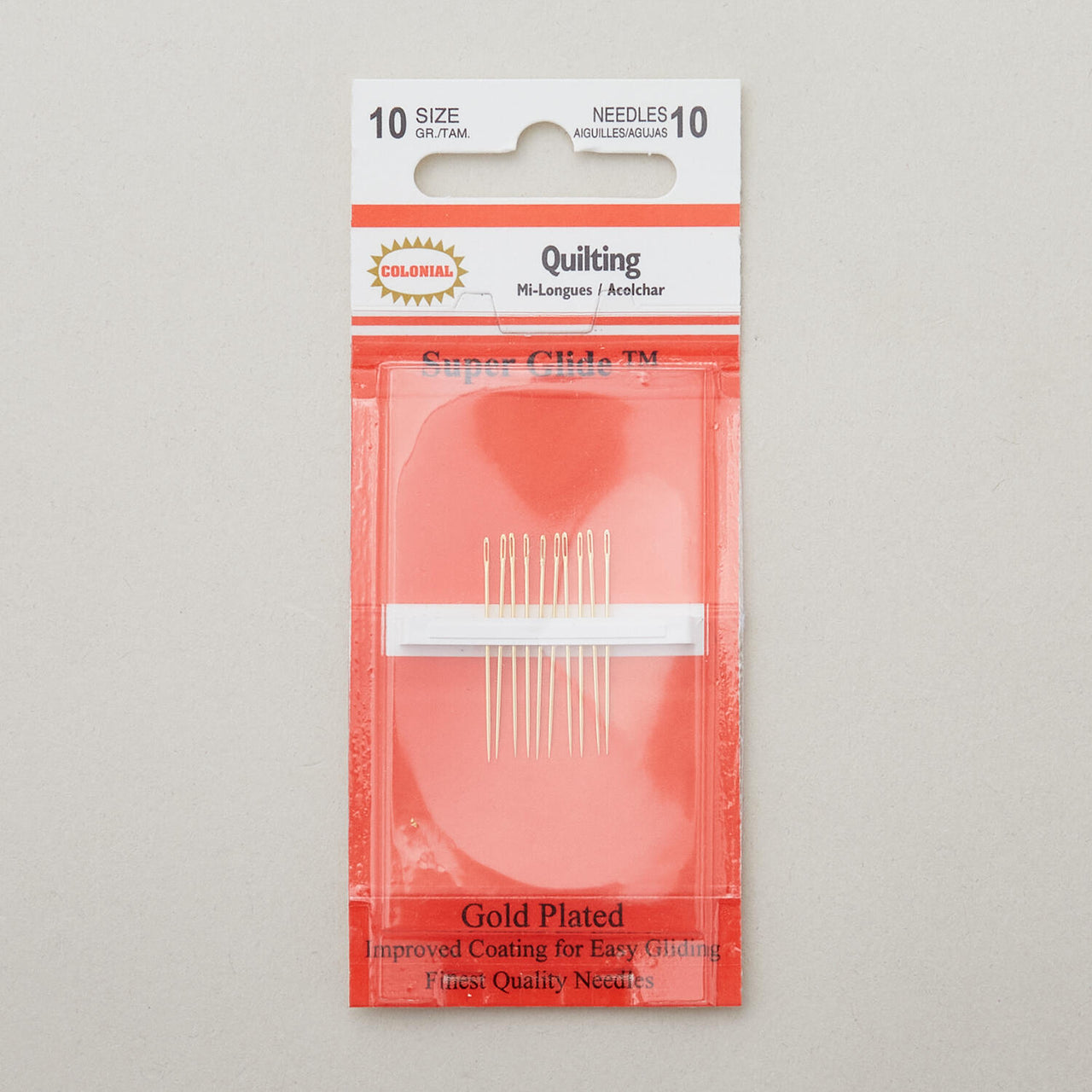 Colonial Super Glide™ Needles - Big Eye Size 10