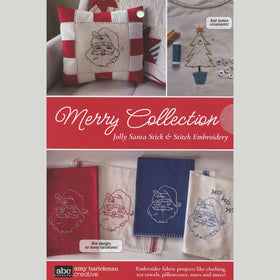 Jolly Santa Stick & Stitch Embroidery - Merry Collection