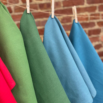 Color Dyed Flour Sack Dishtowel - Pine