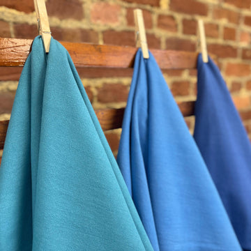 Color Dyed Flour Sack Dishtowel - Peacock