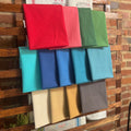 Color Dyed Flour Sack Dishtowel - Cadet
