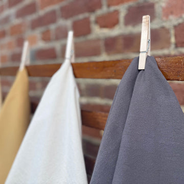 Color Dyed Flour Sack Dishtowel - Stone