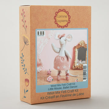 Little Mouse The Ballet Dancer Felt Craft Mini Kit