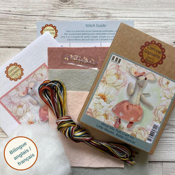 Little Mouse The Ballet Dancer Felt Craft Mini Kit