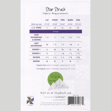 Star Struck Quilt Pattern