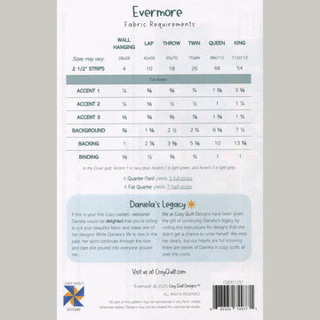 Evermore Quilt Pattern