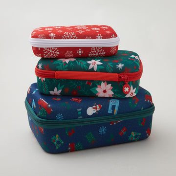 Missouri Star Christmas in Quilt Town Zipper Cases (3pk)