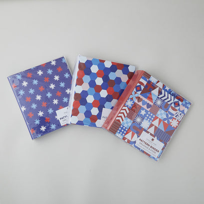 Missouri Star Patriotic Pattern Binders 3pk