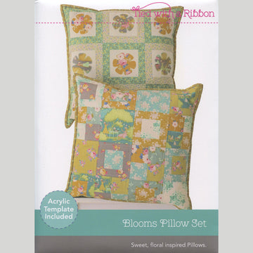 Blooms Pillow Set Pattern with Blooms Template