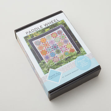 Paddle Wheel Quilt Pattern with English Paper Piece Pack and Template