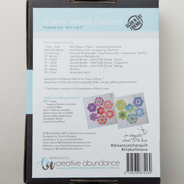 Dream Catcher Quilt Pattern with English Paper Piece Pack and Template