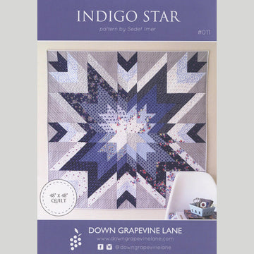 Indigo Star Quilt Pattern