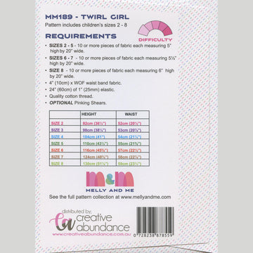 Twirl Girl Skirt Pattern