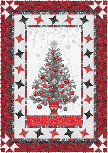 Dazzling Tree - Silver Free Quilt Pattern
