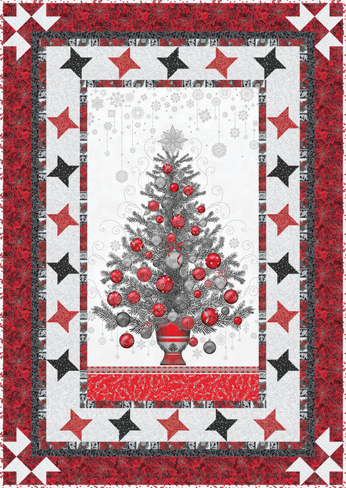 Dazzling Tree - Silver Free Quilt Pattern
