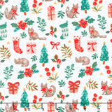 Baby It's Cold Outside - 'Tis The Season White Yardage