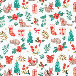 Baby It's Cold Outside - 'Tis The Season White Yardage