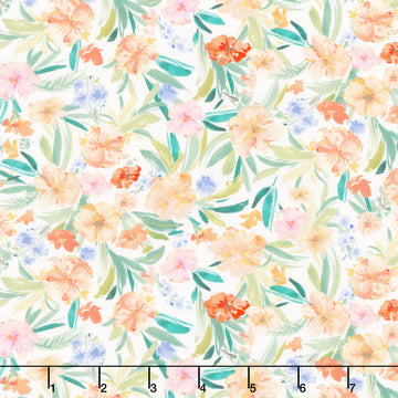 Secret Garden - Paracosm White Yardage