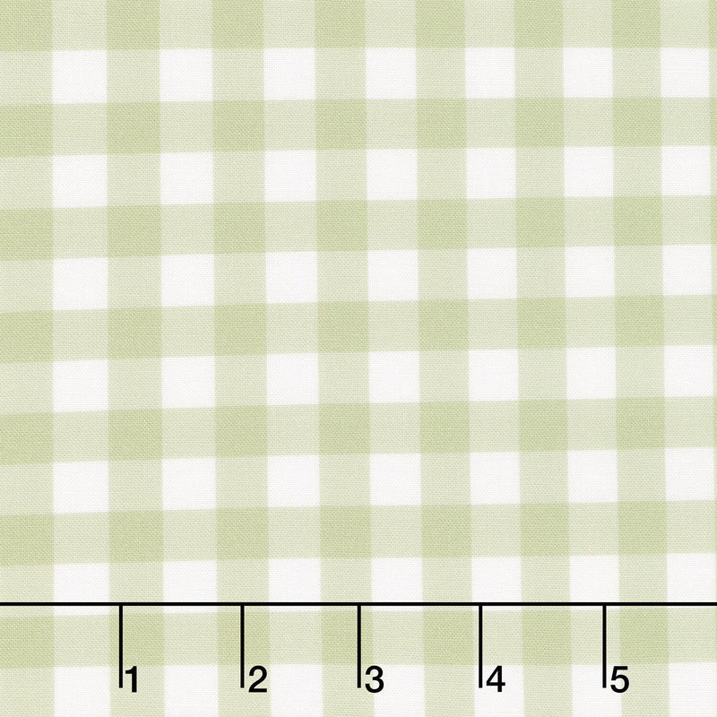 Secret Garden - Olive Grove Gingham Olive Yardage