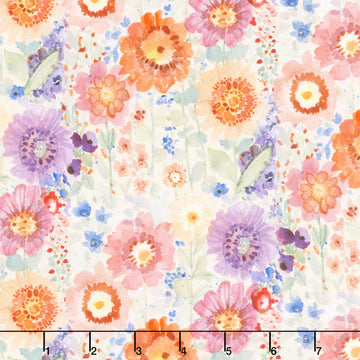 Secret Garden - Farm Flowers Multi Yardage