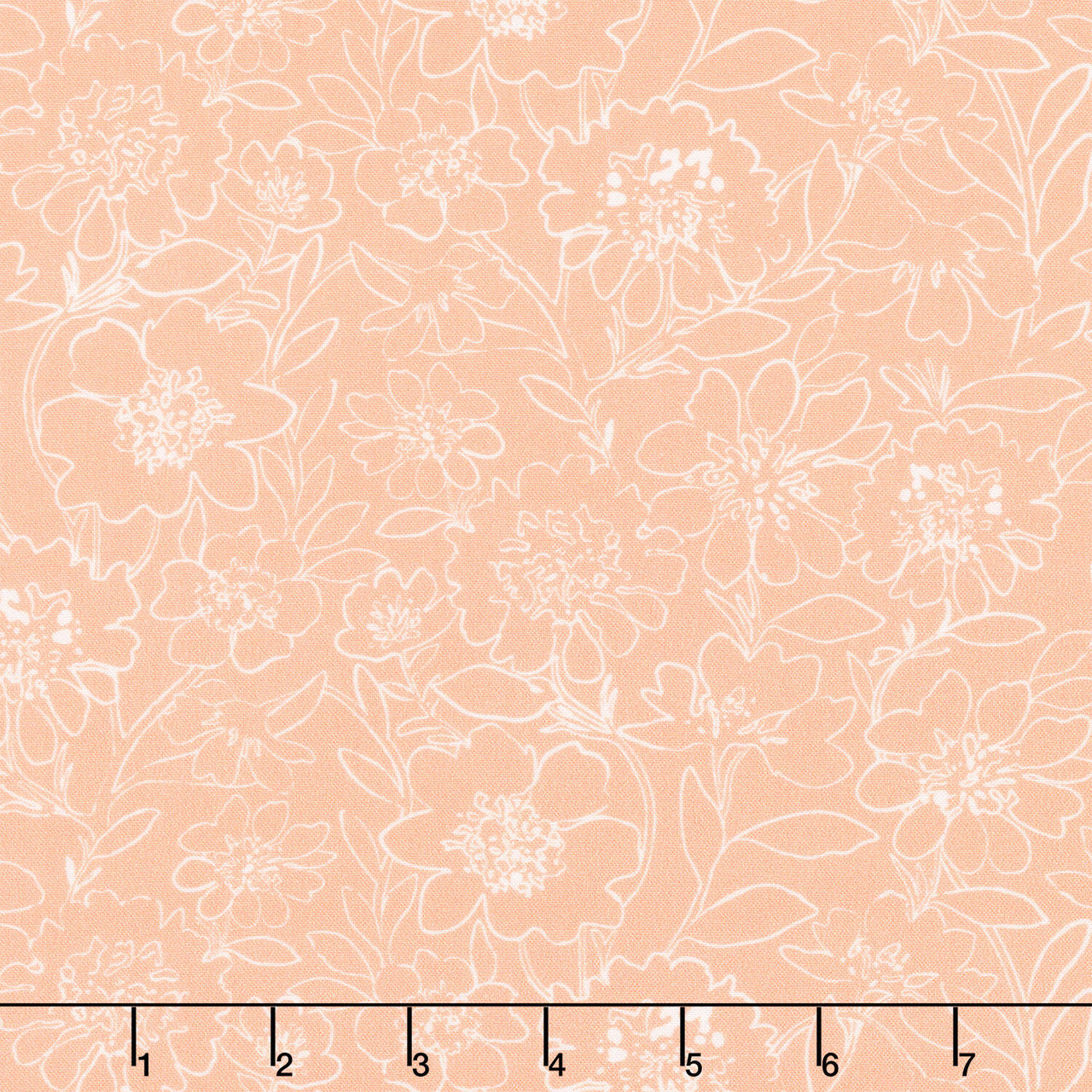 Secret Garden - Secret Garden Orange Yardage