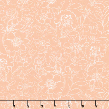 Secret Garden - Secret Garden Orange Yardage