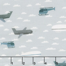 Are We There Yet? - Plane Awesome Fog Yardage