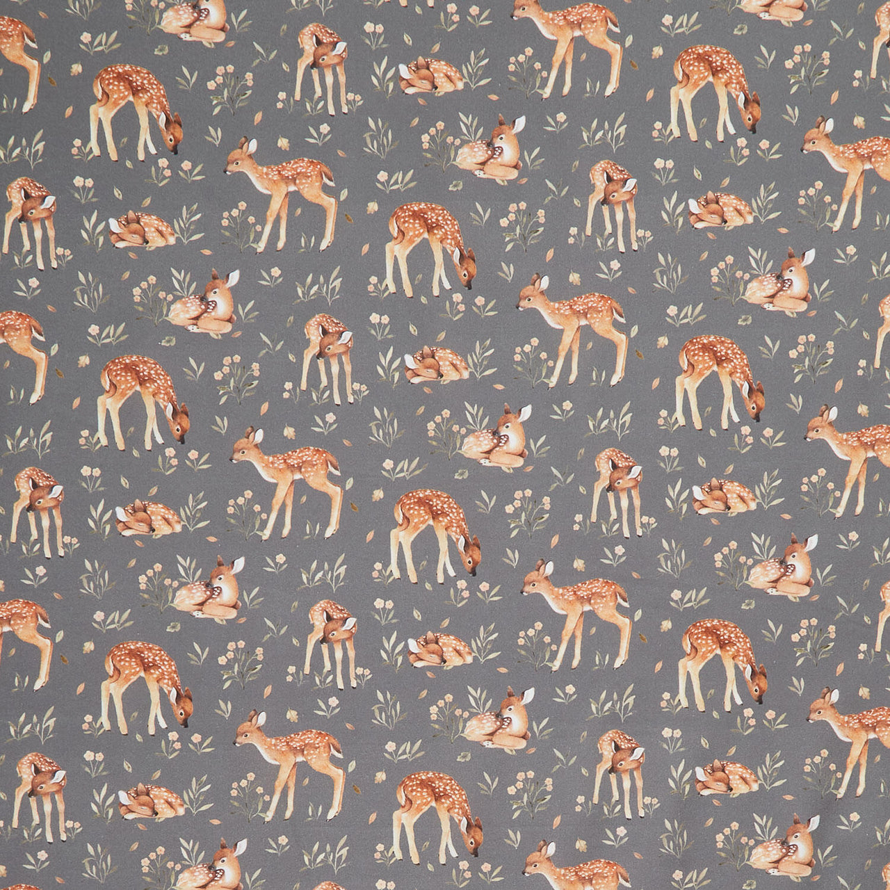 Count On Me - Oh Deer Pewter Yardage