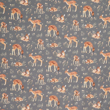 Count On Me - Oh Deer Pewter Yardage