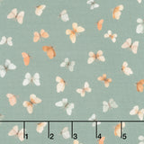 Count On Me - Flutter Pewter Yardage