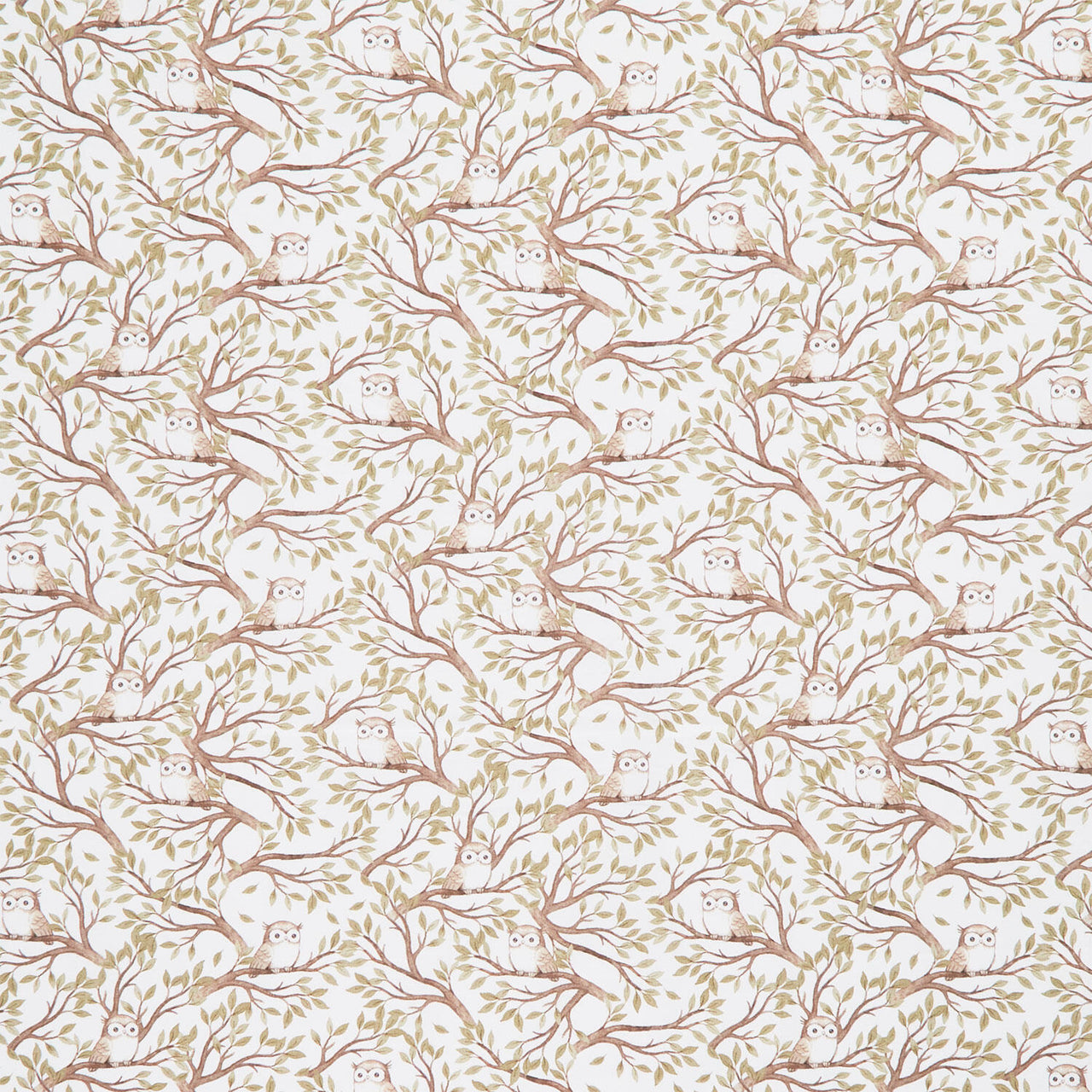 Count On Me - Owls Taupe Yardage