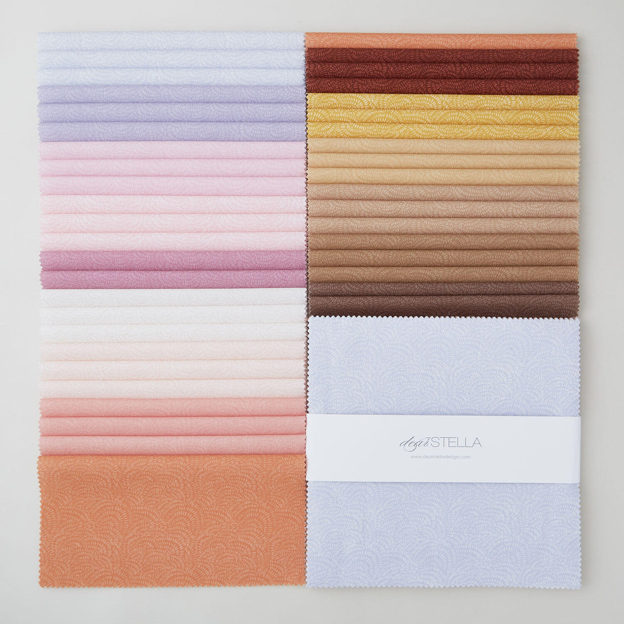 Crimp Basic Warm 10" Squares