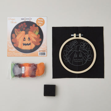 Pumpkin Needle Felting Kit