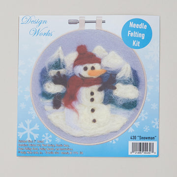 Snowman Needle Felting Kit