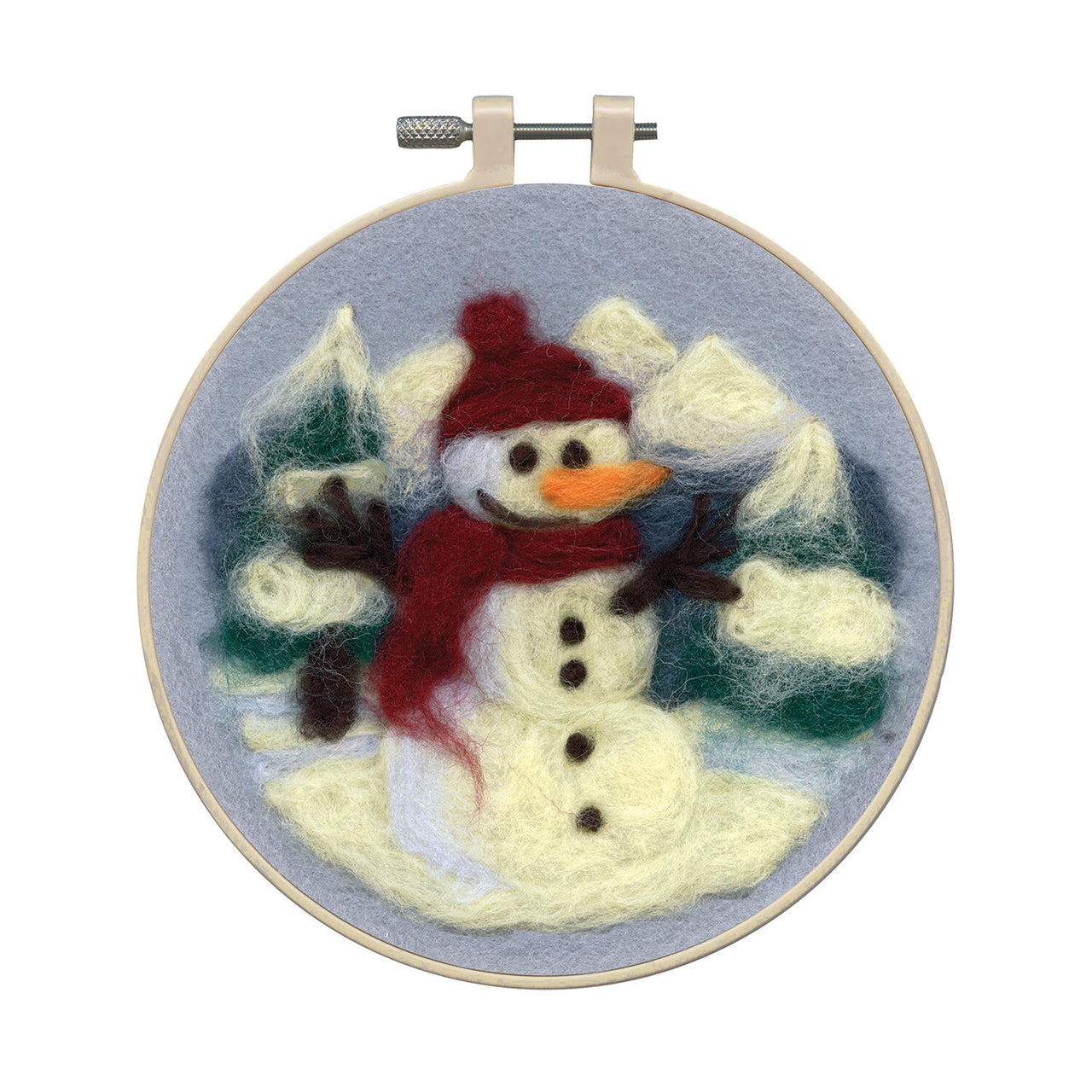 Snowman Needle Felting Kit