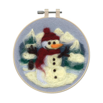 Snowman Needle Felting Kit
