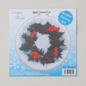 Wreath Needle Felting Kit