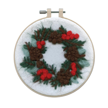 Wreath Needle Felting Kit