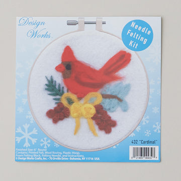 Cardinal Needle Felting Kit