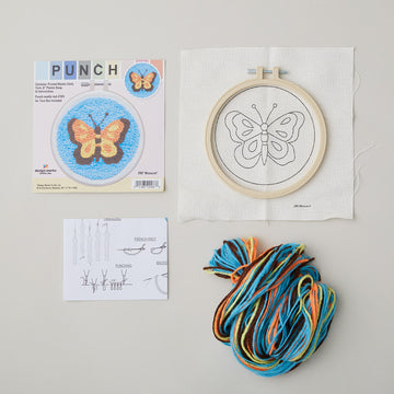 Monarch Punch Needle Kit
